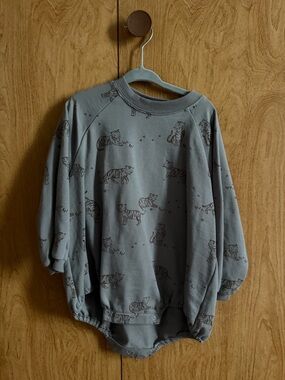 Rylee + Cru Tiger Long Sleeve Bubble